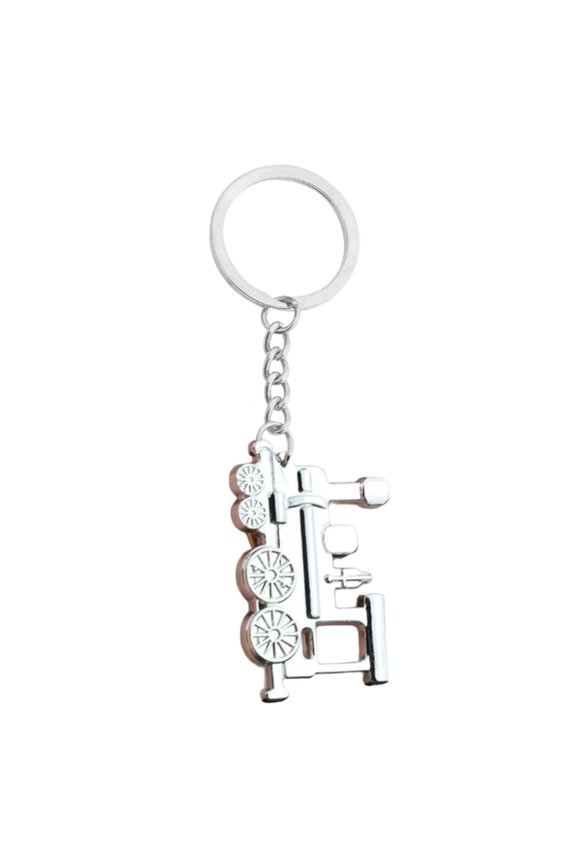 Retro Style Metal Train Head Keychain Key Organization deal For Travel Lovers