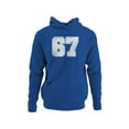 thumbnail image 1 of Retro Style Number 67 Design Men's Hoodie, 1 of 3