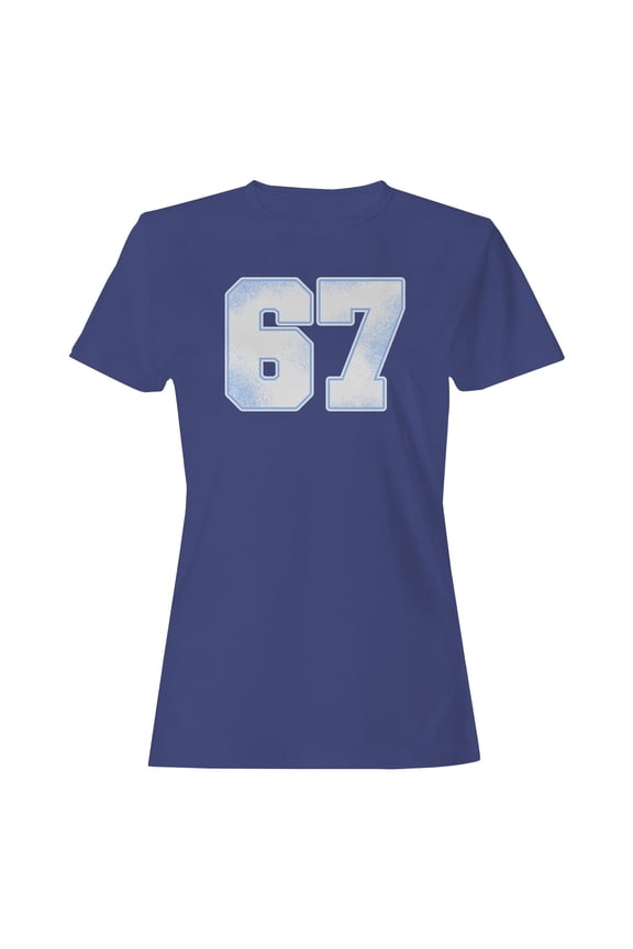 Retro Style Number 67 Design Women's T-shirt
