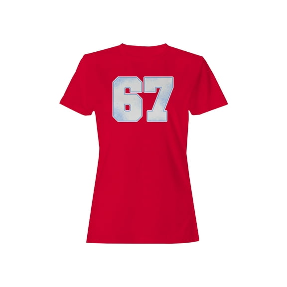 Retro Style Number 67 Design Women's T-shirt