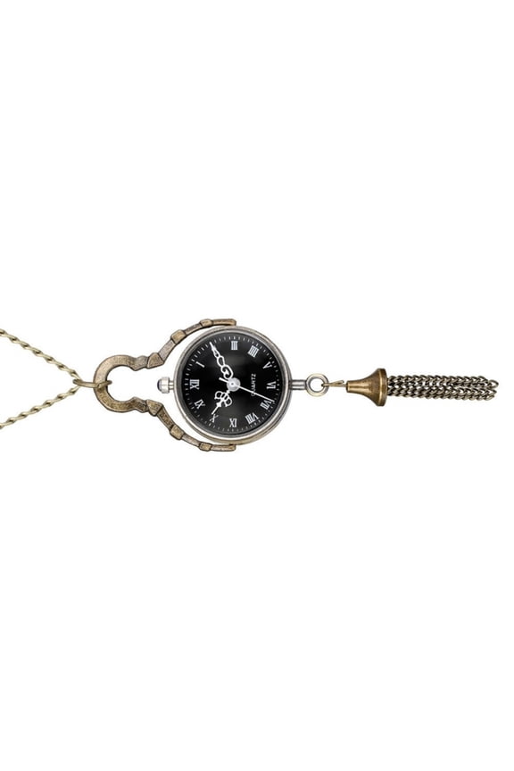 Retro Style Pocket Watch with Roman Numerals For Collectors Photo Props