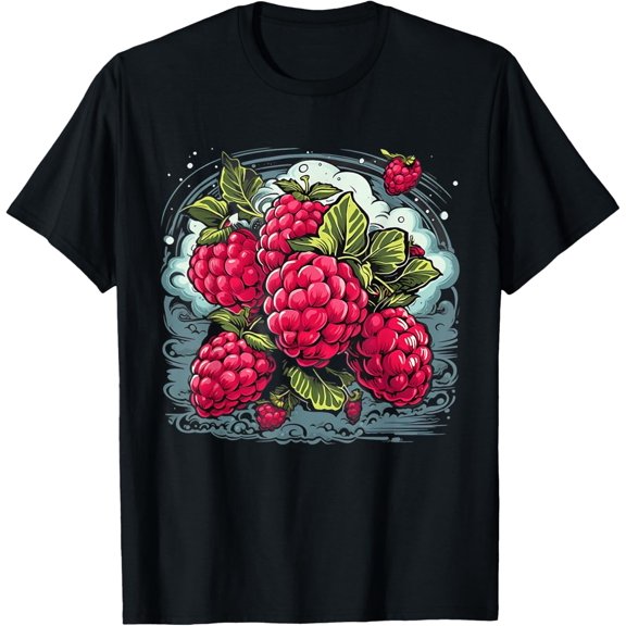 Retro Style Raspberry T-Shirt