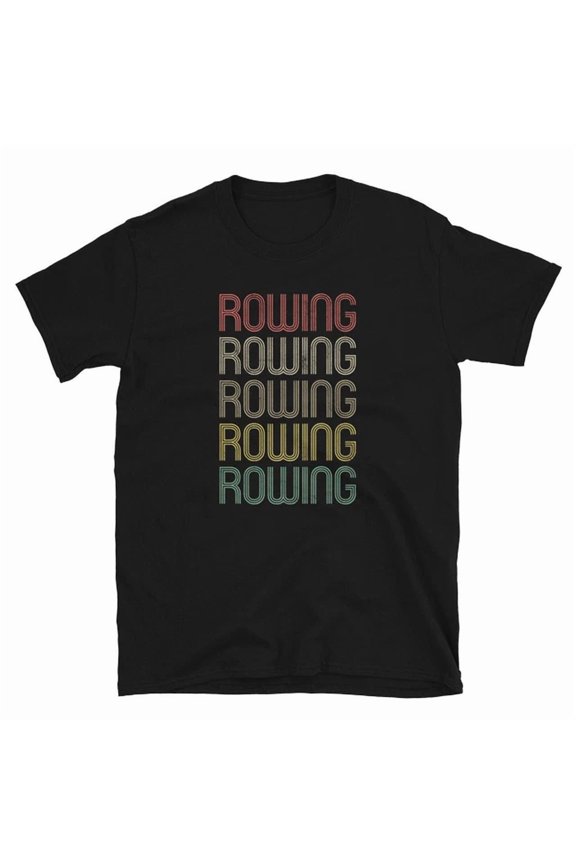 Retro Style Rowing Unisex Shirt Gift, Birthday Gift