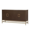 thumbnail image 1 of Hypeshops Retro Style Sideboard with Rectangular Metal Handles and Legs, 1 of 6