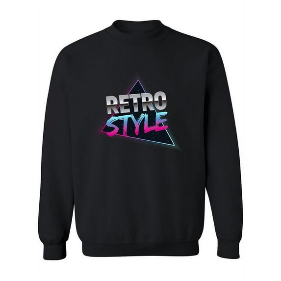 Retro Style Space Triangle Sweatshirt Women -Image by Shutterstock, Female 3X-Large