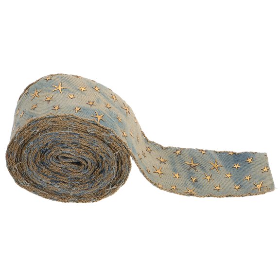 Retro Style Star Ribbon Stylish Trim Trendy Edging Textured Diy Accessories And Clothing Material For Crafting Sewing And Present Box Wrapping