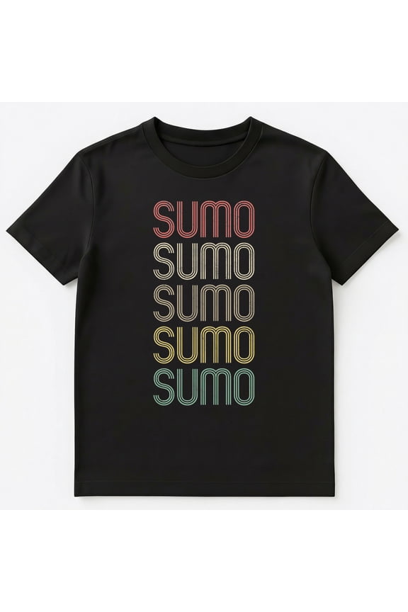 Retro Style Sumo Unisex T-Shirt