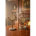 thumbnail image 1 of Retro Style Table Clocks, Handcrafted, Brass, Set of 2, 1 of 6