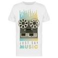 thumbnail image 1 of Retro Style Tape Recorder Tee Men's -Image by Shutterstock, 1 of 2