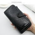 thumbnail image 1 of Retro Style Women Lady Leather Wallet Phone Bag Clutch Card Holder Purse Handbag, 1 of 13