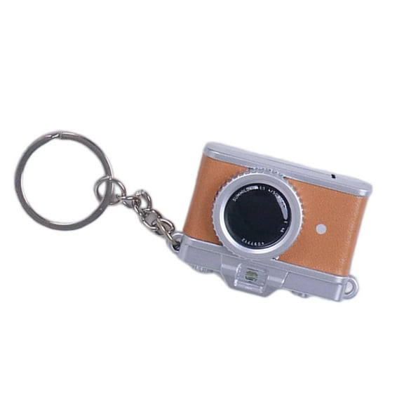Retro-Style tiny Camera Keychain with LED Light & Sound Effects, Vintage-Inspired Photography present for Enthusiasts &