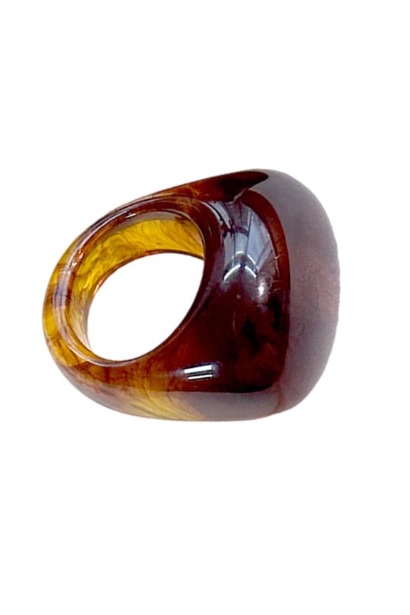 Retro Styles Geometric Jewelry User Friendly Resin Rings Gift Art Inspired Acrylic Rings For Birthdays Parties Event