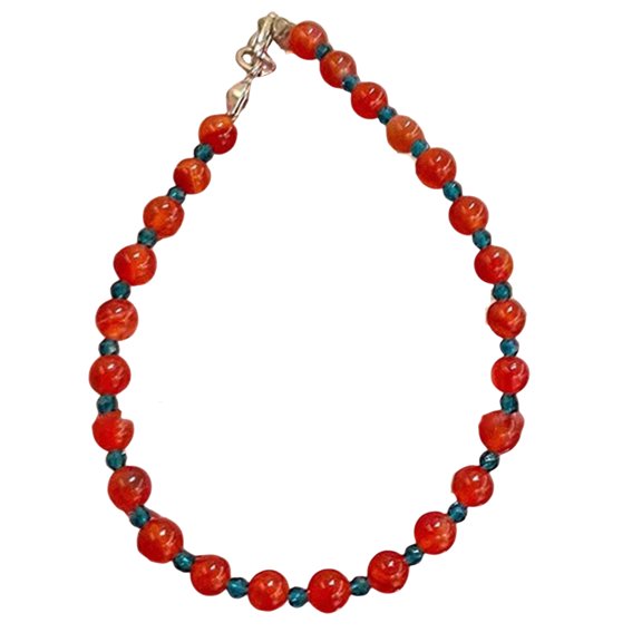 Retro Styles Vibranting Round Bead Minimalist Stackable Designs New Chinese Styles Fashionable Accessory