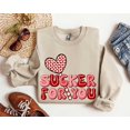 thumbnail image 1 of Retro Sucker for You Sweatshirt, Retro Valentine Gift, Valentines Day Sweatshirt, Valentines Day Shirt, Couple Shirt, Gift For Her, 1 of 5