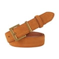 thumbnail image 1 of Retro Suede Belt Ladies Jeans Belt Women Fashion Dress Belt with Gold Buckl Y9E6, 1 of 1