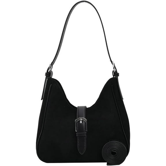 Retro Suede Shoulder Bag For Women Underarm Bag Winter Women's Hobo Bag Purse Tote Bag Commuter Handbag