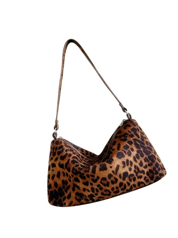 Retro Suedes Shoulder Handbag With Comfortable Strap Multipurpose Work Commuters Bag Underarm Purse for Women and