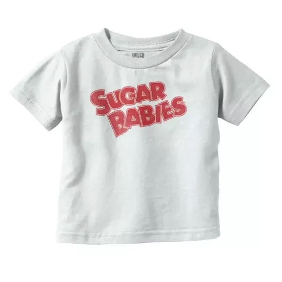 Retro Sugar Babies Milk Caramels Candy Logo Toddler T Shirt TODDLER SHORT SLEEVE TEE BELLA CANVAS 3001T