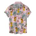 thumbnail image 1 of Retro Summer Beach Duck Hawaiian Shirts For Men Surfing Vacation Mens Hawaiian Shirts Short Sleeve Button Down Shirt Men, 1 of 7