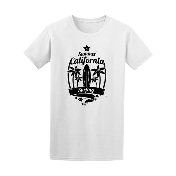 Retro Summer California Surfing Tee Men's -Image by Shutterstock