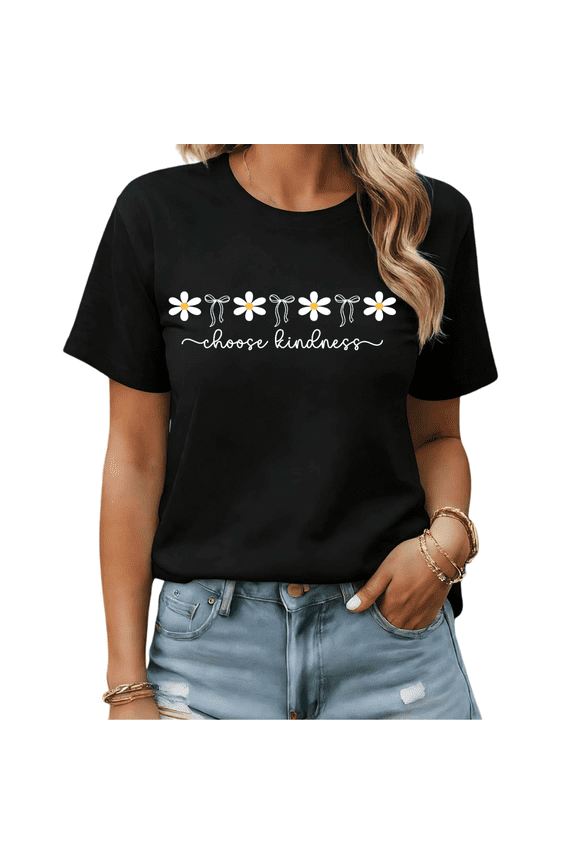 Retro Summer Palm Tree Beach Graphic Tees Womans T-shirt Black White S-5XL Tops