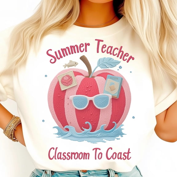 Retro Summer Teacher Shirt, Classroom To Coast Shirt, Vintage Beach Teacher Shirt, Summer Vacation Teacher Shirt