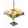 thumbnail image 1 of Retro Sunflowers Outdoor Tablecloth with Umbrella Hole, Rustic Floral Butterflies Spring Summer Spillproof Waterproof Outdoor Table Cover, Patio Tablecloths for Party/Garden/Picnic, Square 60"x60", 1 of 9