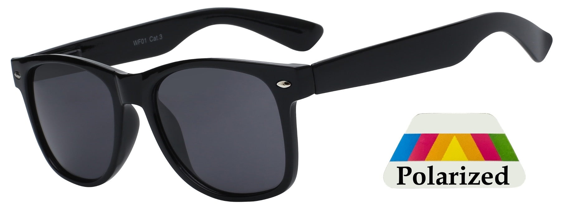Women\'s Black Frame/ Smoke Lens Round Polarized Stylish Retro Classic Sunglasses Retro Hippie Fashion Metal Color Lens Sunglasses - zeroUV main image 3