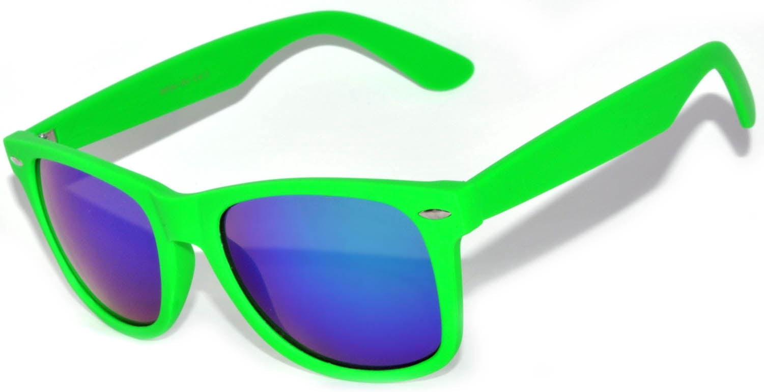 Green  Retro Frame Sunglasses *NEW* Green/Tortoise Retro-Vintage Acetate Round Tinted Sunglasses  main image 3