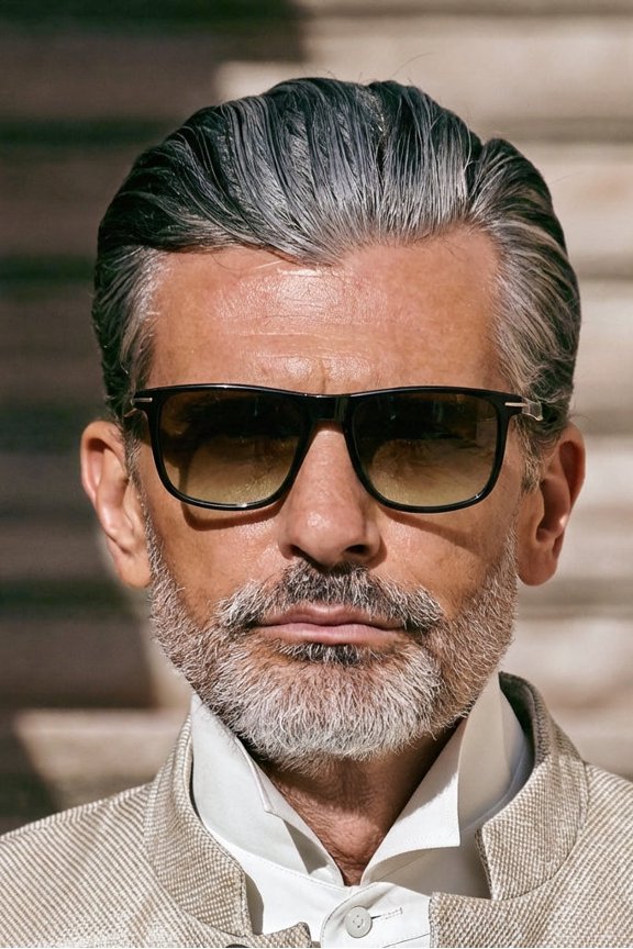 Retro Sunglasses - Polarized UV400 - Lightweight TR90 Frame with Copper Accents