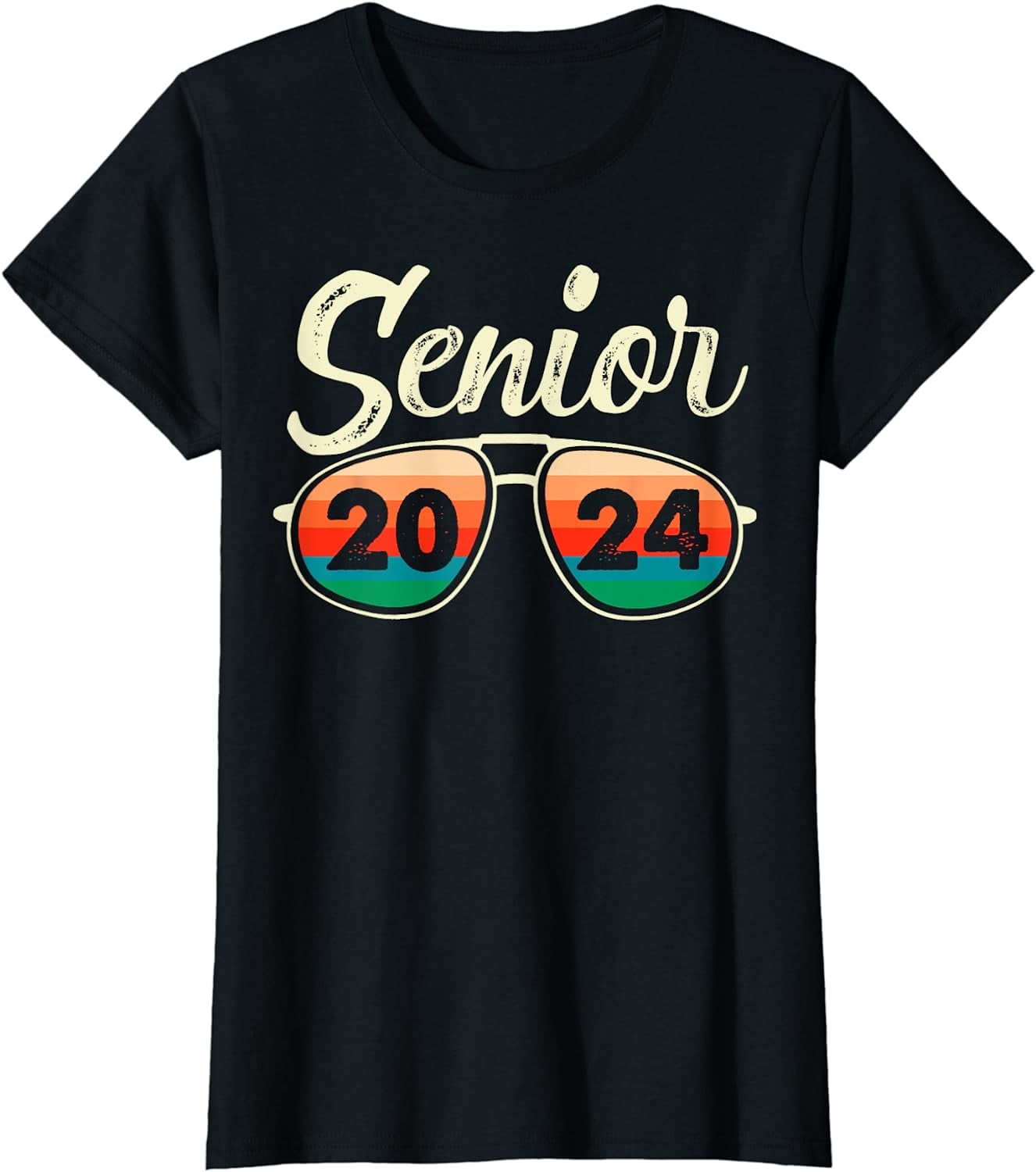 Retro Sunglasses Senior 2024 Graduation Class of 2024 TShirt