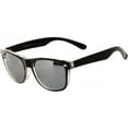 thumbnail image 1 of Retro Sunglasses - Two-tone Black Frame / Mirror Lens, 1 of 4