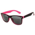 thumbnail image 1 of Retro Sunglasses - Two-tone Black Pink Frame / Smoke Lens, 1 of 6