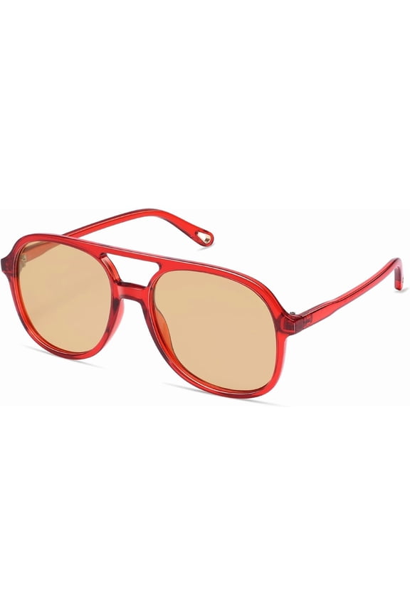 Retro Sunglasses Womens Mens Classic 70s 80s Trendy Square Aviators SJ2174