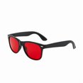 thumbnail image 1 of Retro Sunglasses with UV400 Protection Candy Colored Lens Sunglasses Classic PC Frame Sunglasses for Everyday Fashion, 1 of 9
