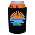 thumbnail image 1 of Retro Sunset Full Bottom Can Coolie (Black), 1 of 4