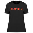 thumbnail image 1 of Retro Sunset Planets Design T-Shirt Women -Image by Shutterstock, Female XX-Large, 1 of 4