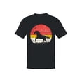 thumbnail image 1 of Retro Sunset Running Horse Men's T-shirt, 1 of 3