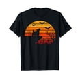 thumbnail image 1 of Retro Sunset Scottish Terrier Halloween Costume Dog Lover T-Shirt, 1 of 5