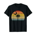 thumbnail image 1 of Retro Sunset South Carolina Flag Palmetto Tree Crescent Moon T-Shirt, 1 of 3