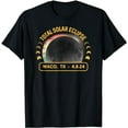 thumbnail image 1 of Retro Sunset Total Solar Eclipse Waco Texas T-Shirt, 1 of 5