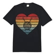 thumbnail image 1 of Retro Sunset Yarn Heart Design Comfort Colors T-Shirt for Knitting Crochet Lovers, 1 of 4