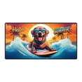 thumbnail image 1 of Retro Surfing Chesapeake Bay Retriever in Cool Sunglasses Hello Summer Waves Desk Mat Full Keyboard Mouse Pad Chessie Dog Lover Large Mousepad - 10001, 1 of 5