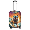 thumbnail image 1 of Retro Surfing Chinese Shar-Pei in Cool Sunglasses Hello Summer Waves Travel Luggage Cover Dog Lover Suitcase Dust Protective Decor - 10001, 1 of 5