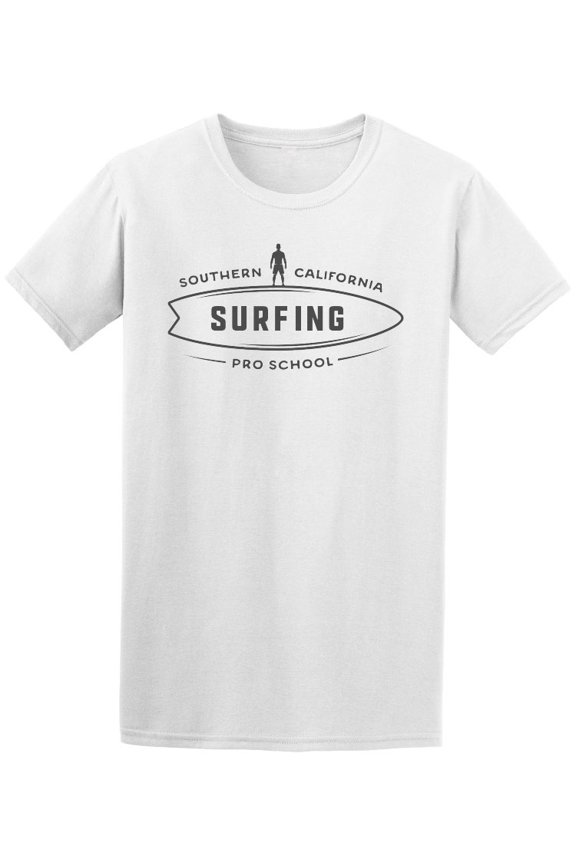 Retro Surfing Pro School Graphic Tee Men's -Image by Shutterstock