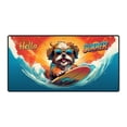 thumbnail image 1 of Retro Surfing Shih Tzu in Cool Sunglasses Hello Summer Waves Desk Mat Full Keyboard Mouse Pad Lion Dog Lover Gifts Large Mousepad - 10001, 1 of 5