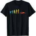 thumbnail image 1 of Retro Swimming Evolution For Swimmers Summer T-Shirt Black 2X-Large, 1 of 4