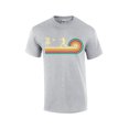 thumbnail image 1 of Retro Swirl Disk Golf Mens Short Sleeve T-shirt Graphic Tee-Sports Grey-medium, 1 of 4