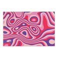 thumbnail image 1 of Retro Swirl Rug Psychedelic Groovy 70s Rug Wavy Trippy Rugs Area Rug for bedroom aesthetic living room decor bedroom Carpet, 1 of 5