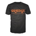 thumbnail image 1 of Retro T-Shirt, Black with Orange Logo (Large), 1 of 2